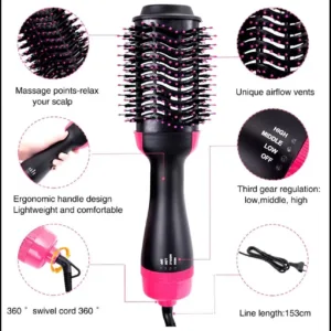 One Step Hair Dryer and Styler 3-in-1 - One Step Hot Air Brush 8 Buy online One Step Hair Dryer and Styler