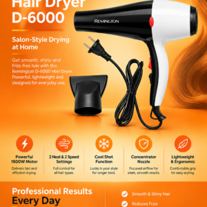 Remington Hair Dryer D-6000