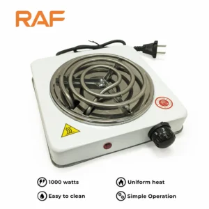 RAF 1000W Portable Electric Stove — Hot Plate Electric Cooker